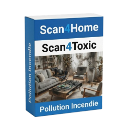 Boite du kit d'analyse Pollution Incendie de Scan4Toxic