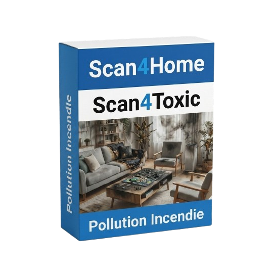 Boite du kit d'analyse Pollution Incendie de Scan4Toxic