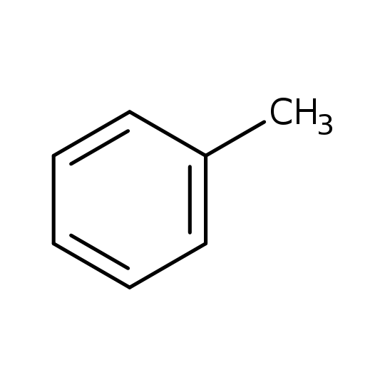 Formule chimique du toluène CAS 108-88-3