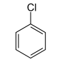 Formule chimique du chlorobenzène CAS 108-90-7