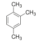Structure chimique du 1,2,4-Triméthylbenzène CAS 95-63-6