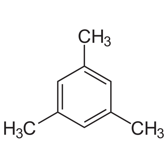 Structure chimique du 1,3,5-Triméthylbenzène CAS 108-67-8