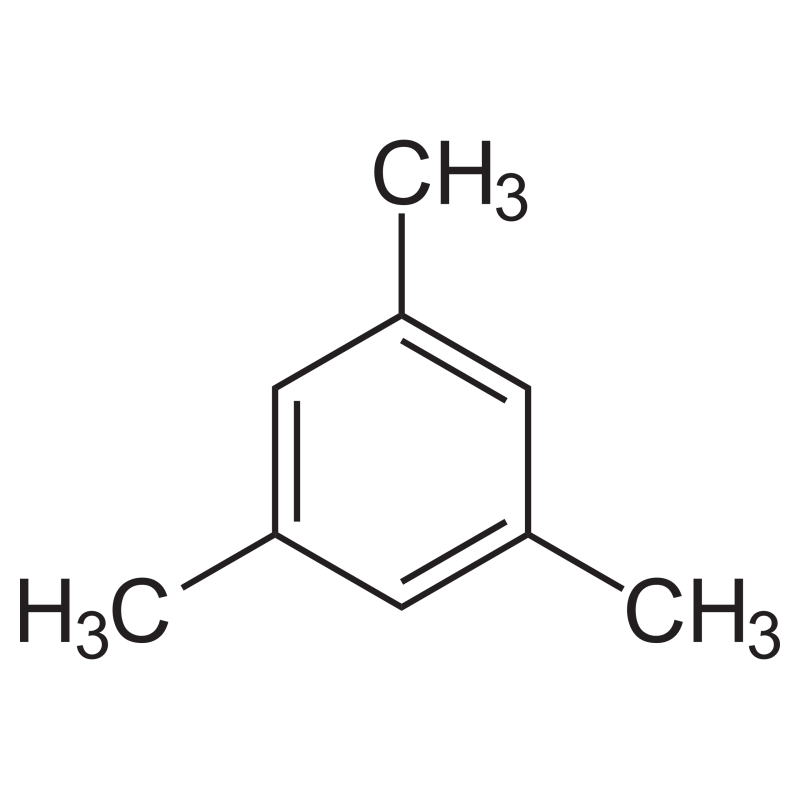 Structure chimique du 1,3,5-Triméthylbenzène CAS 108-67-8