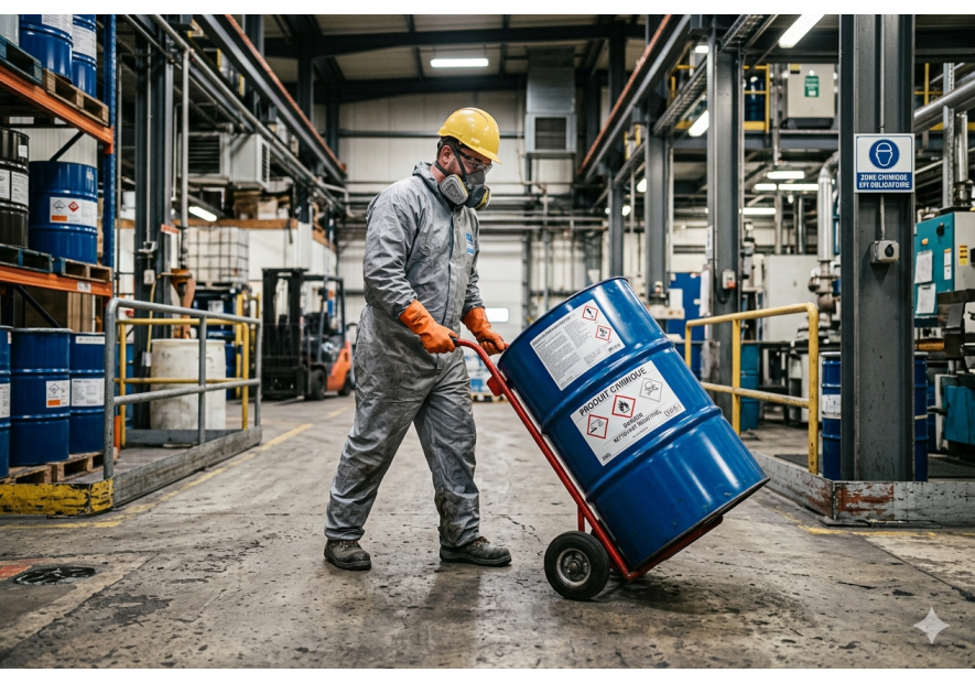 Pourquoi évaluer l’exposition professionnelle des opérateurs manipulant des produits chimiques CMR ?