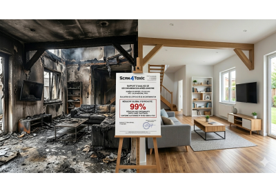 HAP et résidus d'incendie : comment certifier l'efficacité de décontamination de vos chantiers ? image