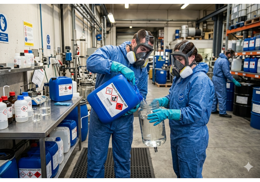 Equipements de Protection Individuel et exposition professionnelle aux CMR : le duo gagnant pour votre sécurité